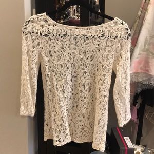 Ivory Loft Lace top